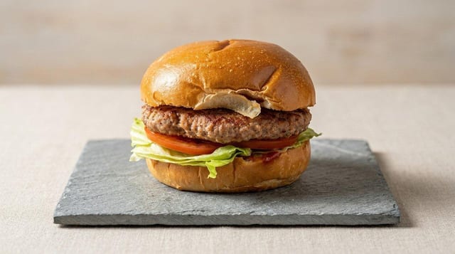 1/2 lb Turkey Cheeseburger.