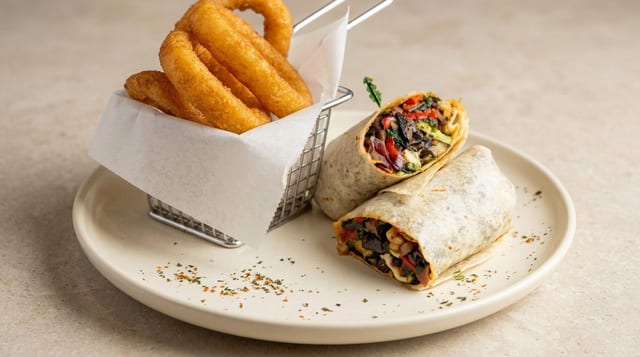 Grilled Vegetable Wrap.