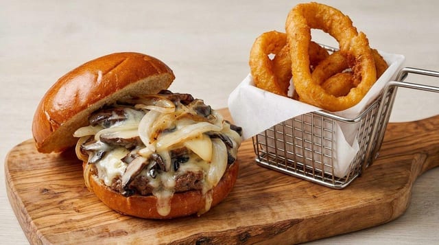 Portabella Cheeseburger.