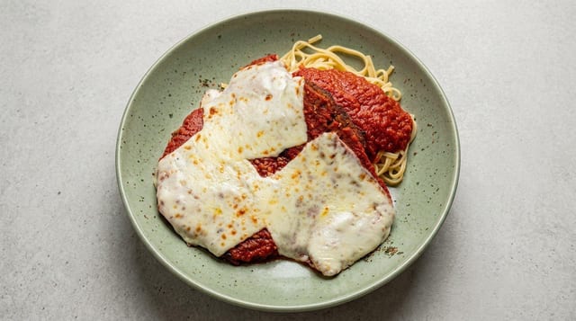 Veal Parmigiana.