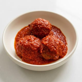Homemade Meatballs Side