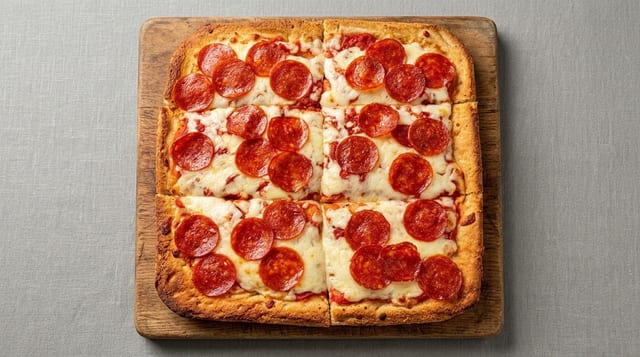 Deep Dish Square Sicilian.