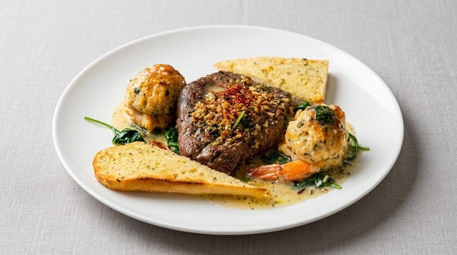 Surf and Turf Dinner.