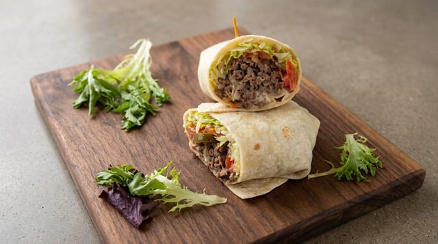 Steak & Cheese Wrap.