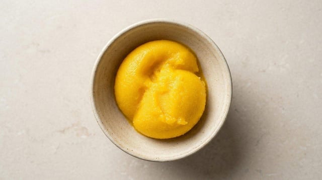 Mango Sorbet.