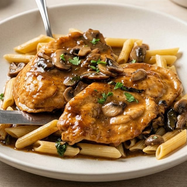 Chicken Marsala.