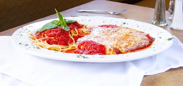 Chicken Parmigiana.