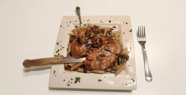 Chicken Marsala.