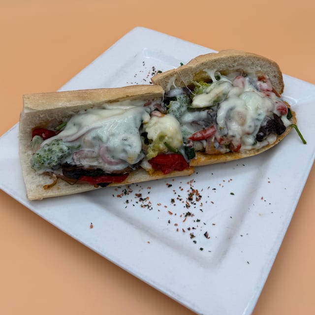 Grilled Vegetable Sub.