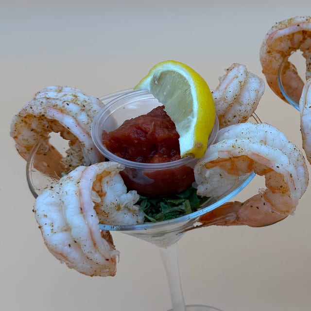 Jumbo Shrimp Cocktail App.