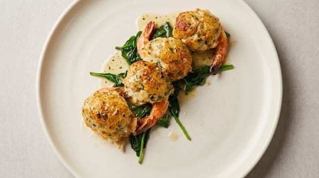 STUFFED JUMBO SHRIMP TRAY.