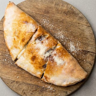 Spinach and Garlic Calzone