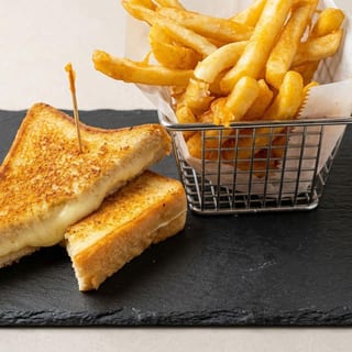 Grilled Cheese with Fries Children Kids